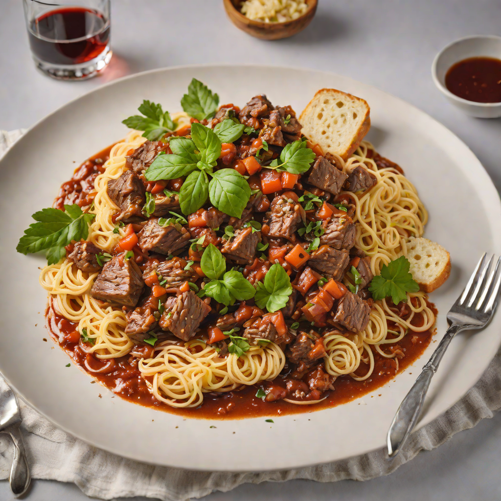 Slow-Cooked Beef Cheek Ragu with Rustic Damper Bread