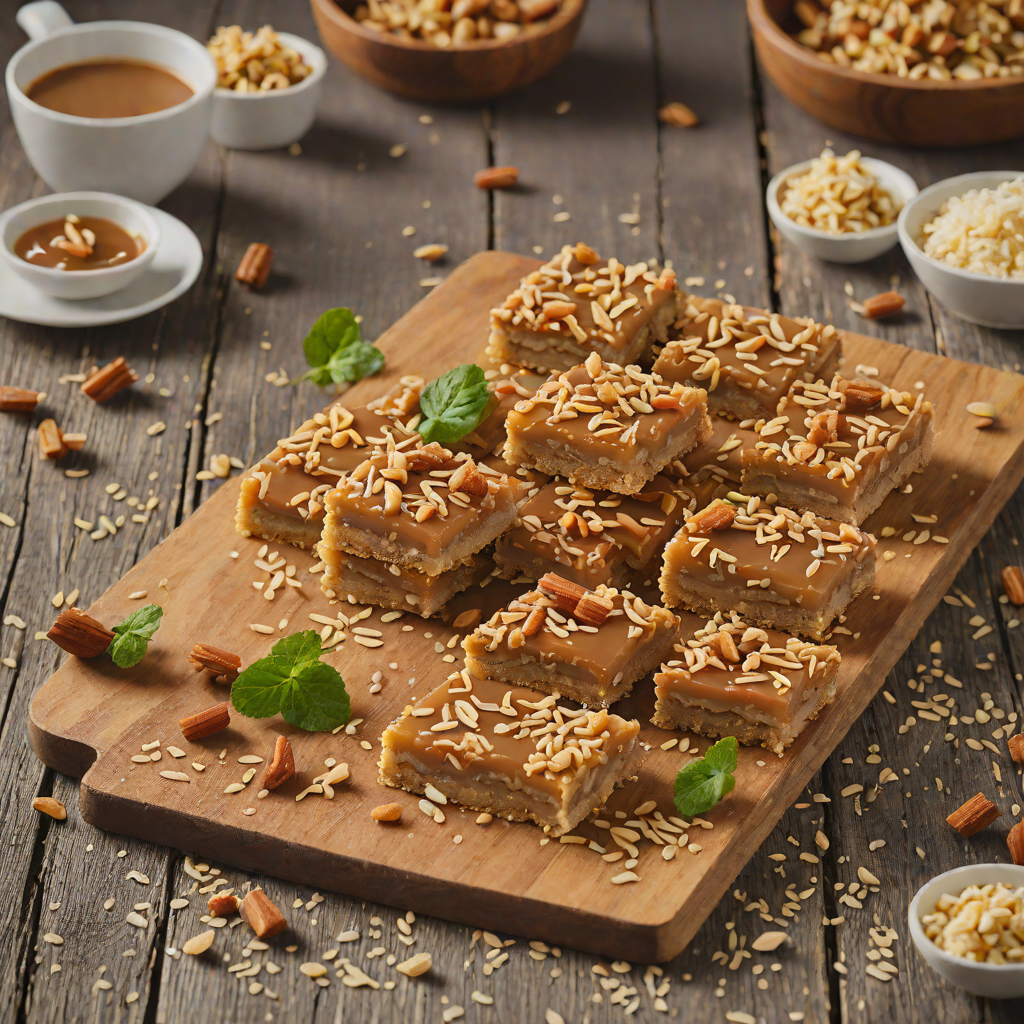 No-Bake Caramel Slice with Macadamia Crunch