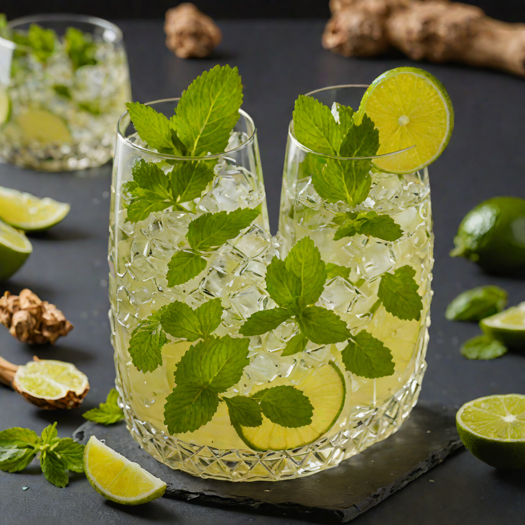 Muddled Ginger-Mint Mojito