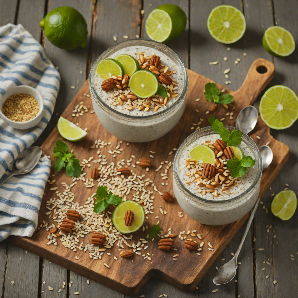 Honey-Lime Coconut Chia Seed Pudding