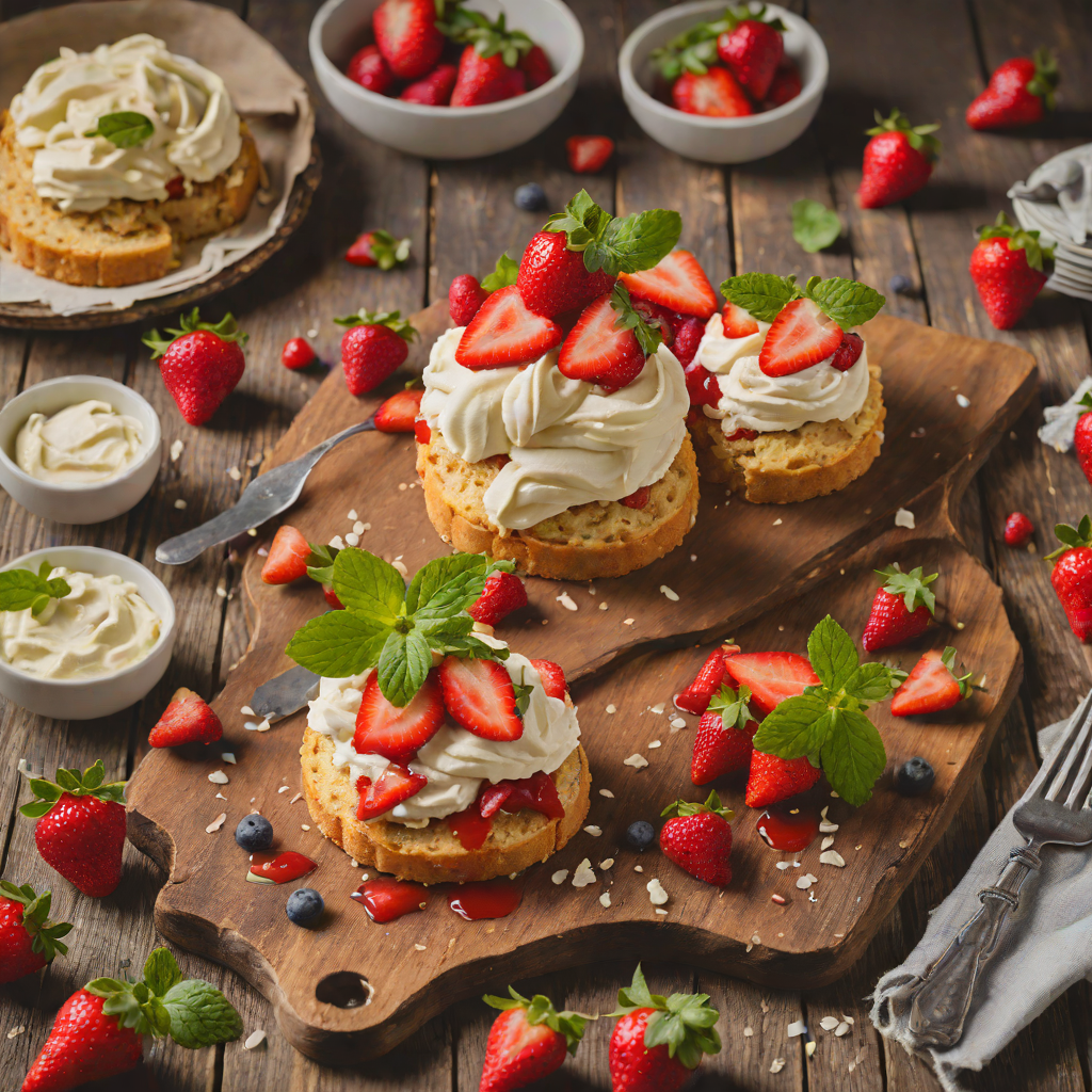 Oven-Roasted Strawberry Shortcake with Mascarpone