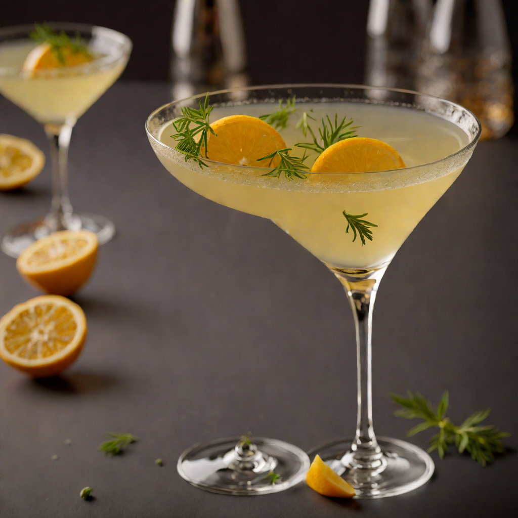 Citrus-Fennel Gin Martini