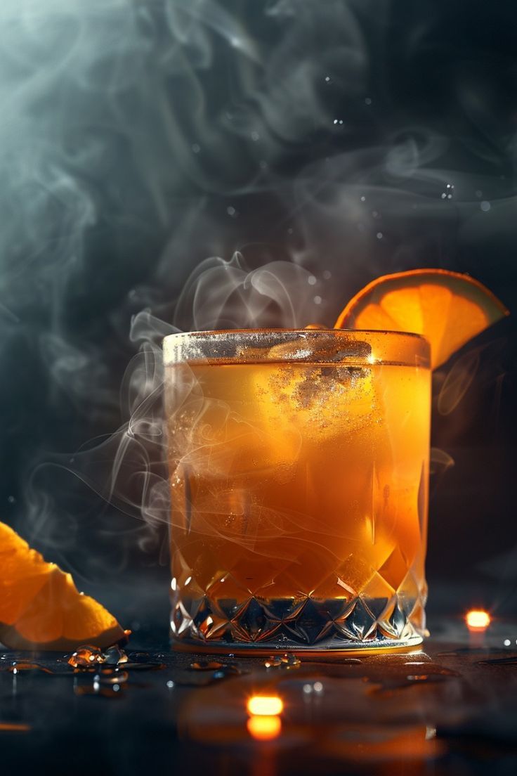 Smoked Orange Rum Punch
