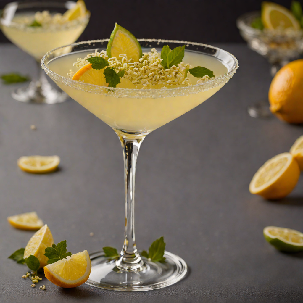 Elderflower Citrus Martini