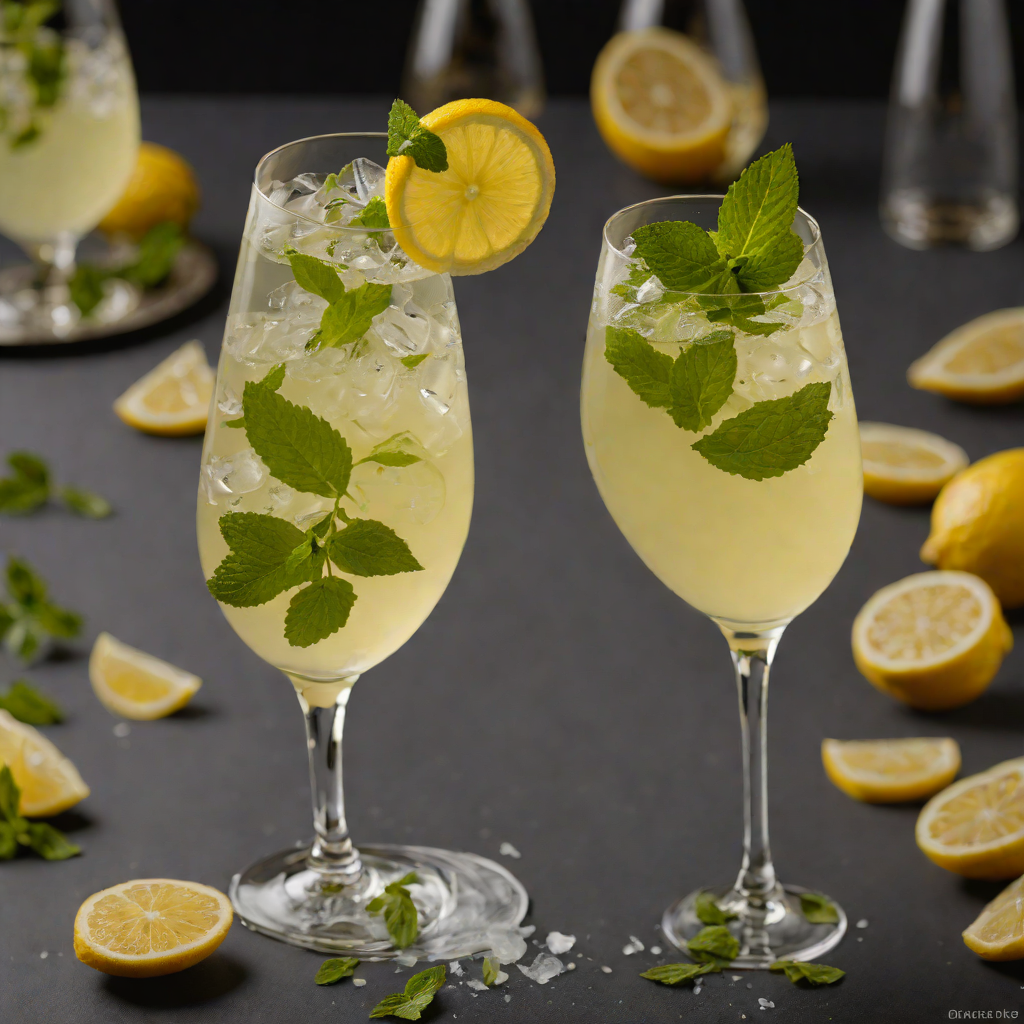 Ginger-Mint Limoncello Spritz