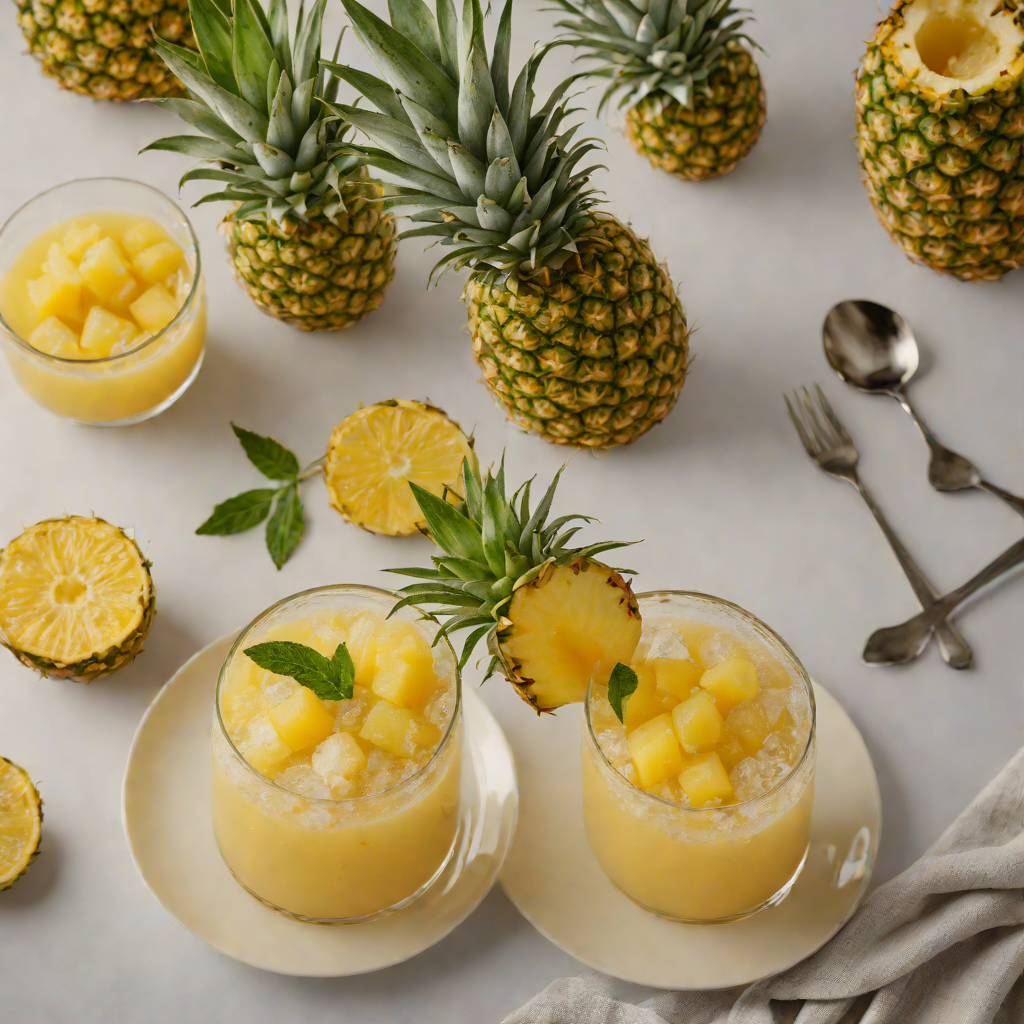 Tropical Pineapple Rum Freeze