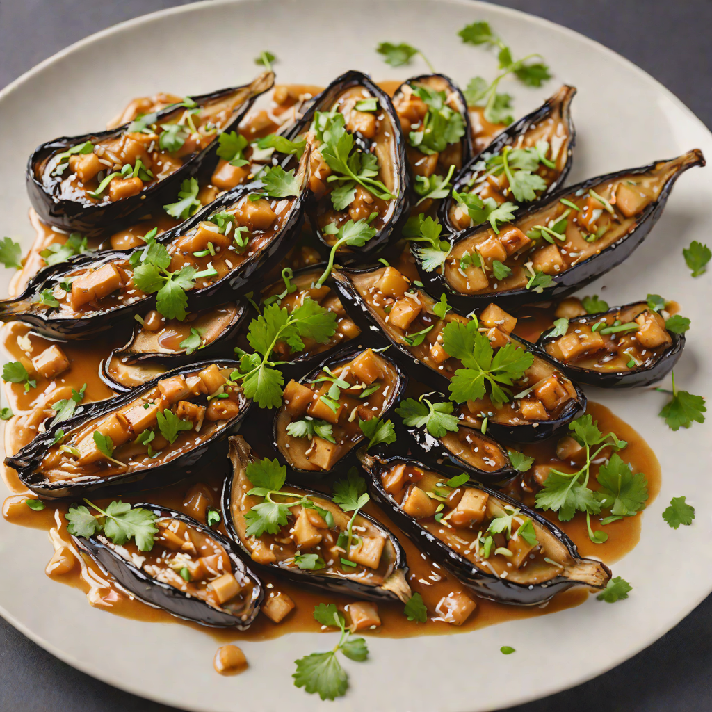 Sautéed Eggplant with Garlic and Miso Glaze
