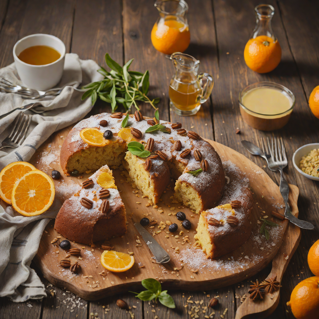 Baked Cinnamon-Orange Olive Oil Cake