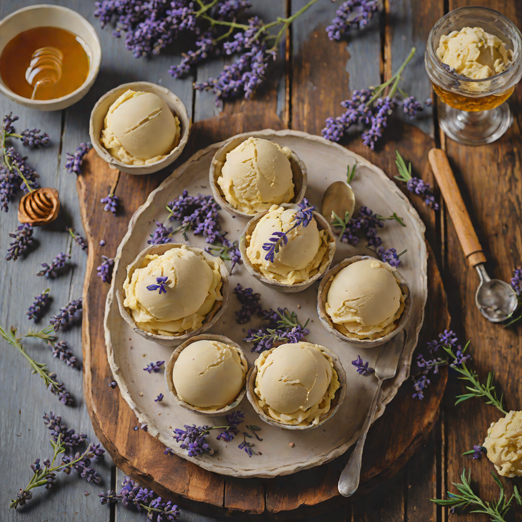 Quick No-Churn Honey Lavender Ice Cream