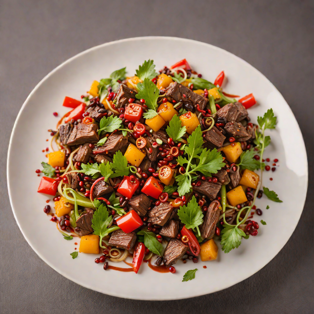 Kangaroo Stir-Fry with Bush Tomato and Native Pepperberry