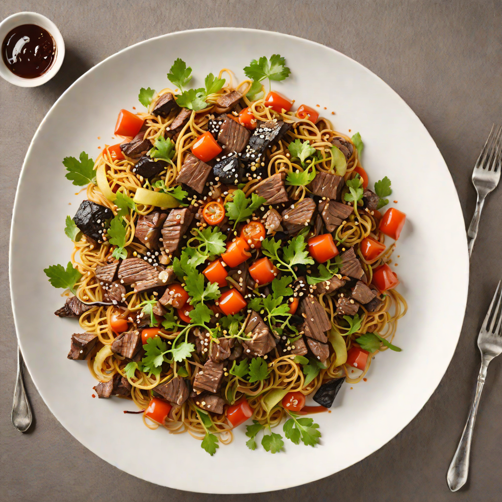Kangaroo Stir-Fry with Wattleseed and Bush Tomato Chutney