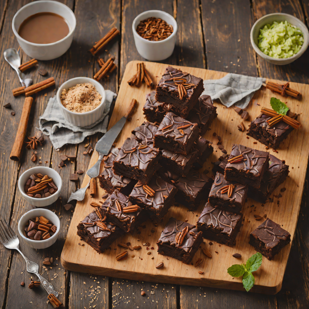 Cinnamon-Spiced Mexican Chocolate Brownies