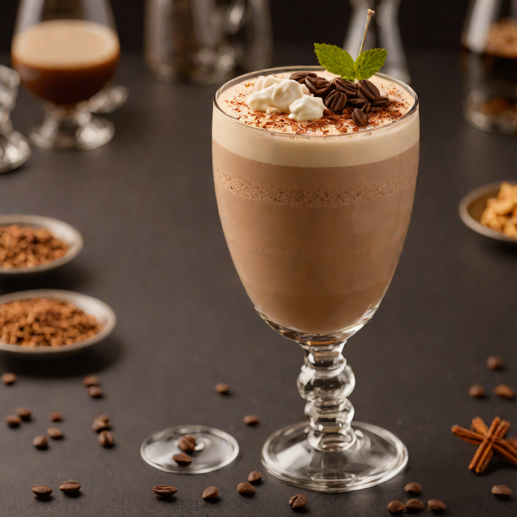 Creamy Espresso Bourbon Flip