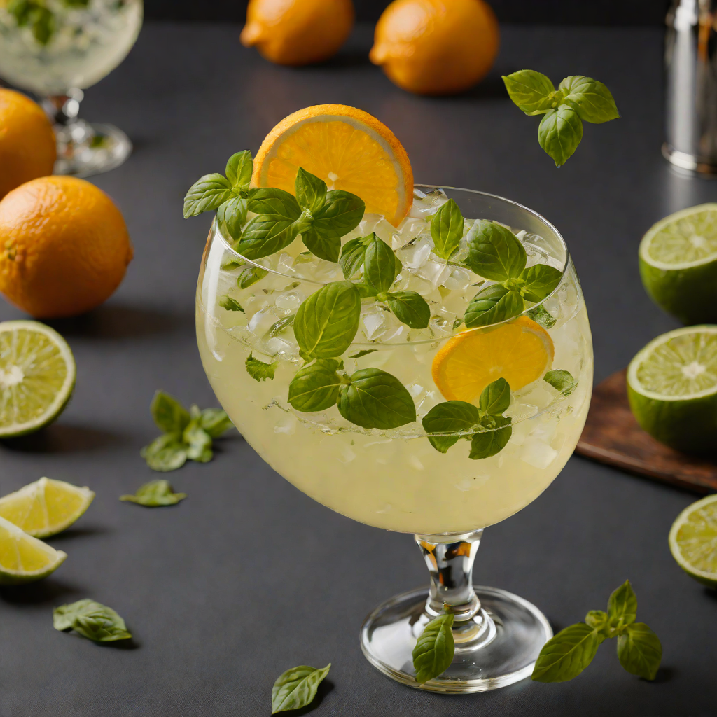 Citrus-Basil Gimlet Shake