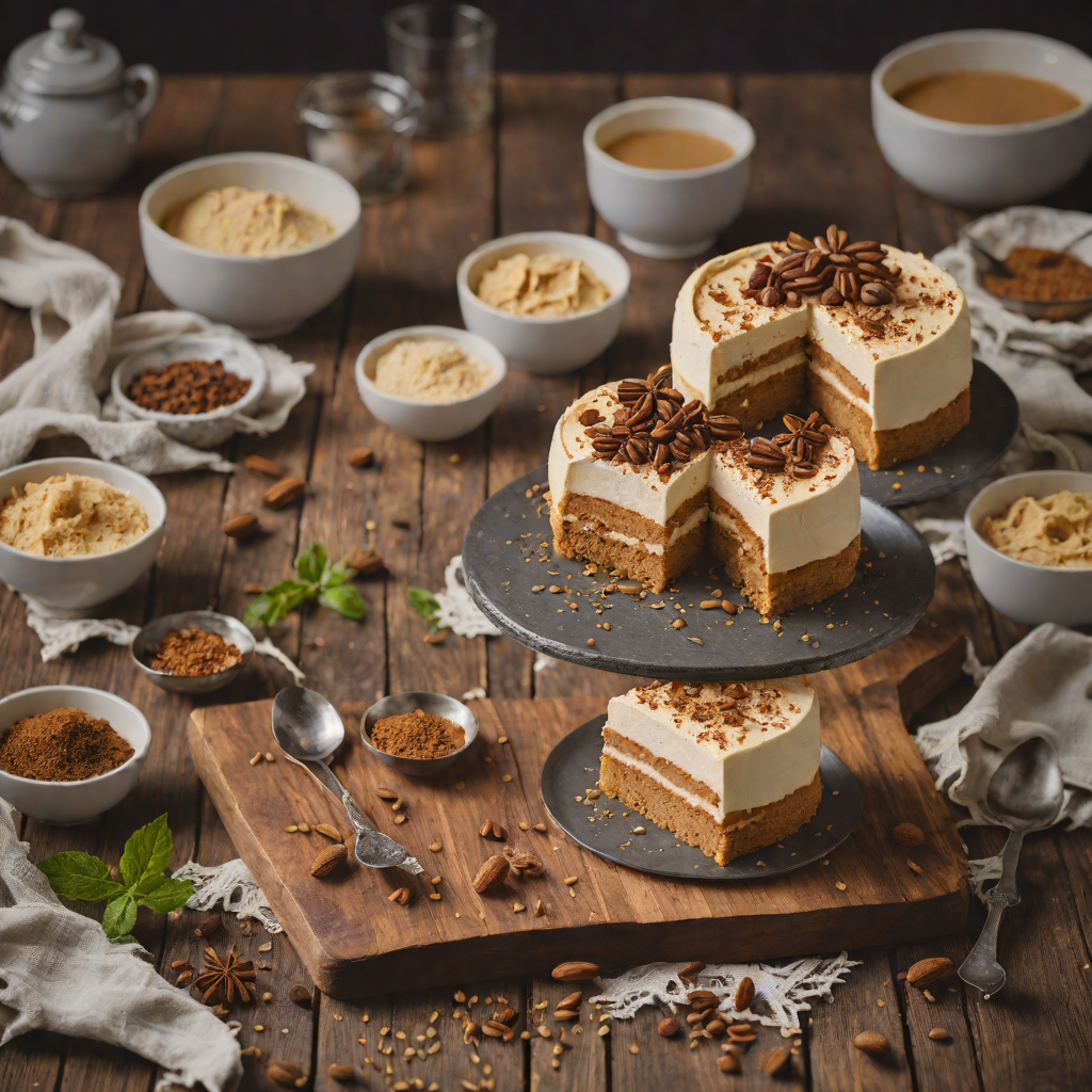 Layered Masala Chai Tiramisu with Cardamom Cream
