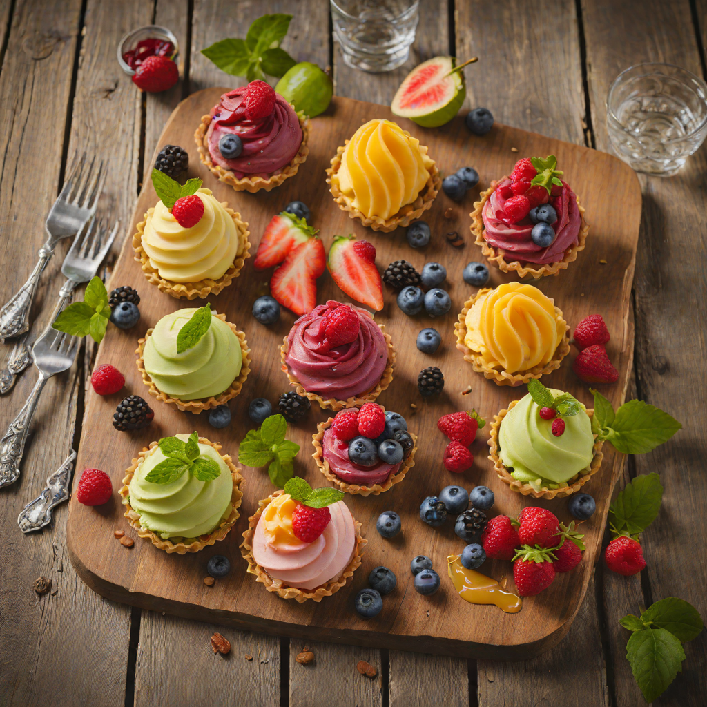 Seasonal Gelato Trio with Fresh Fruit Purée