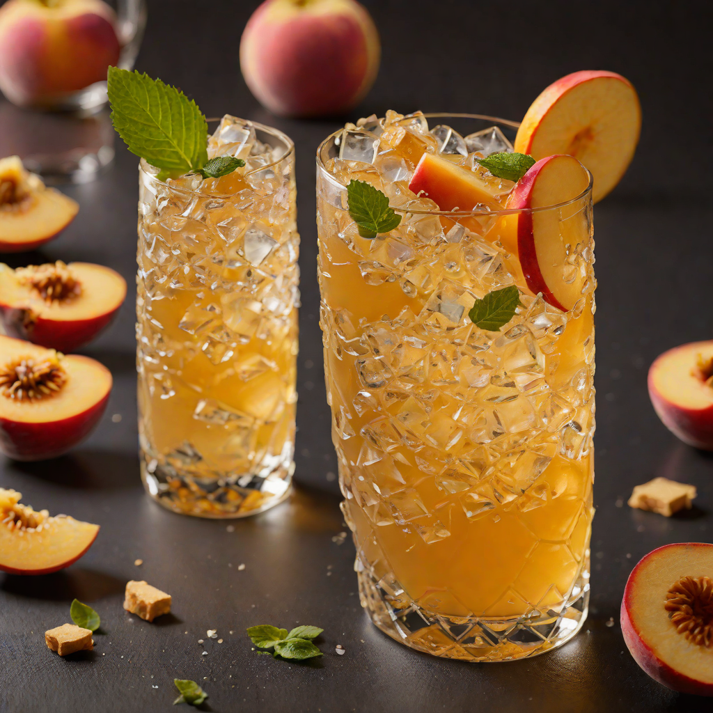 Ginger-Peach Highball with Honey