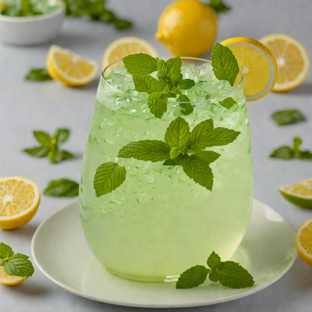 Sparkling Mint Lemonade Fizz