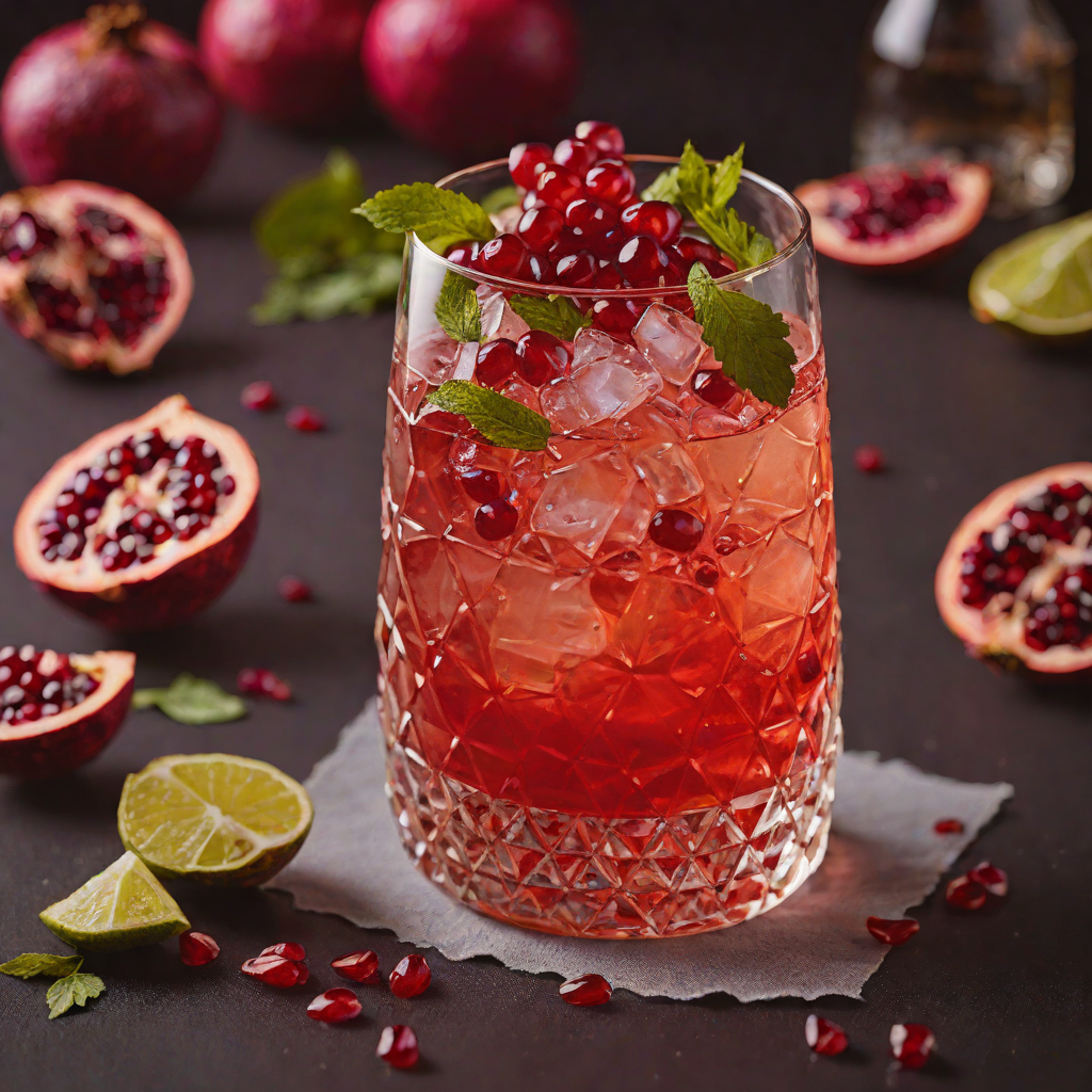 Crimson Popular Mule with Pomegranate