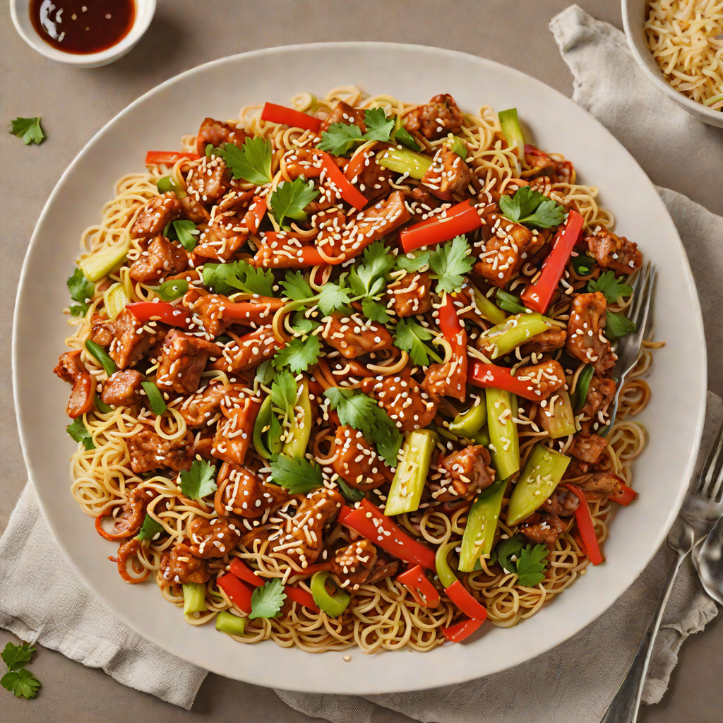 Korean-Style Spicy Pork Stir Fry with Sesame