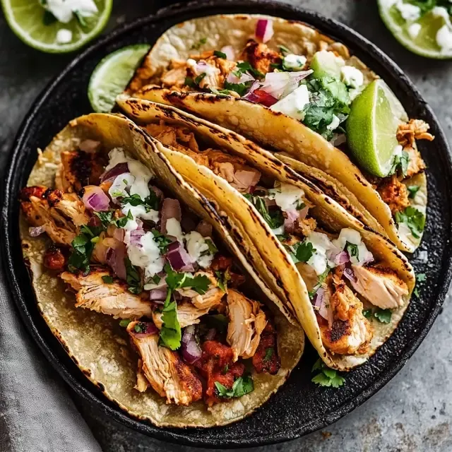 Lime-Cilantro Grilled Chicken Tacos with Fresh Salsa