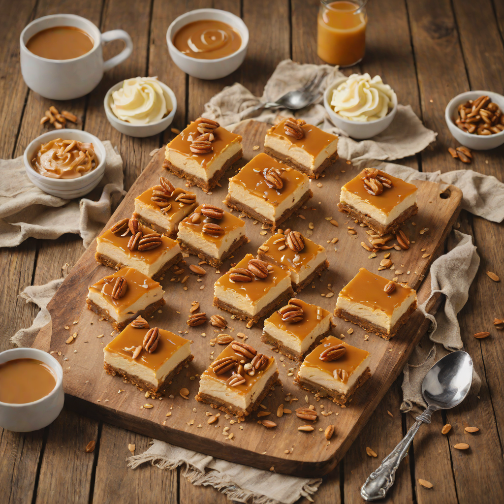 Baked Dulce de Leche Cheesecake Bars