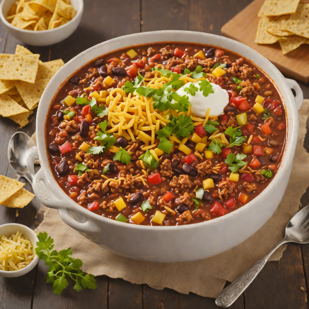Firehouse Inspired Spicy Turkey Chili