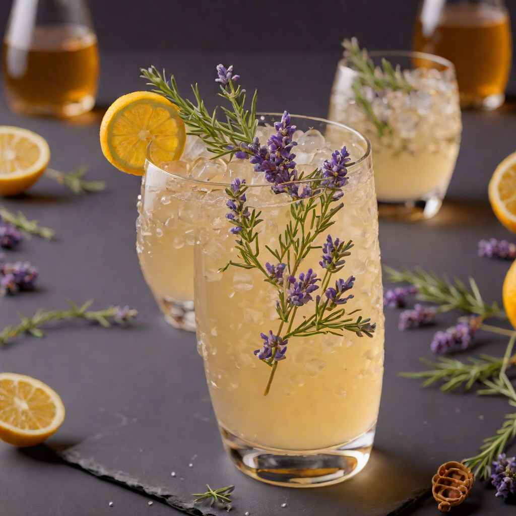 Sparkling Honey-Lavender Popularity Fizz