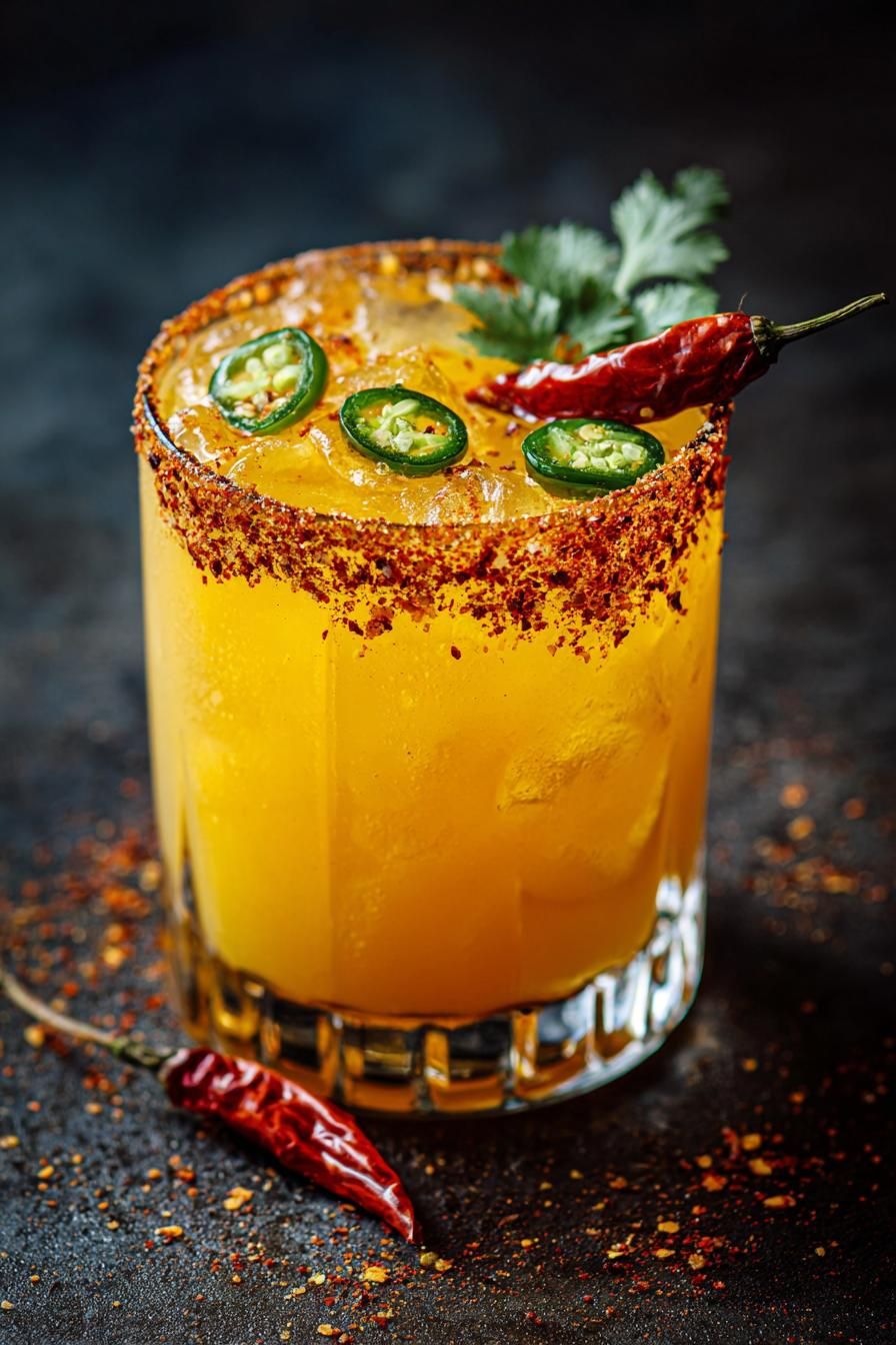 Lantana Spiced Mezcal Margarita