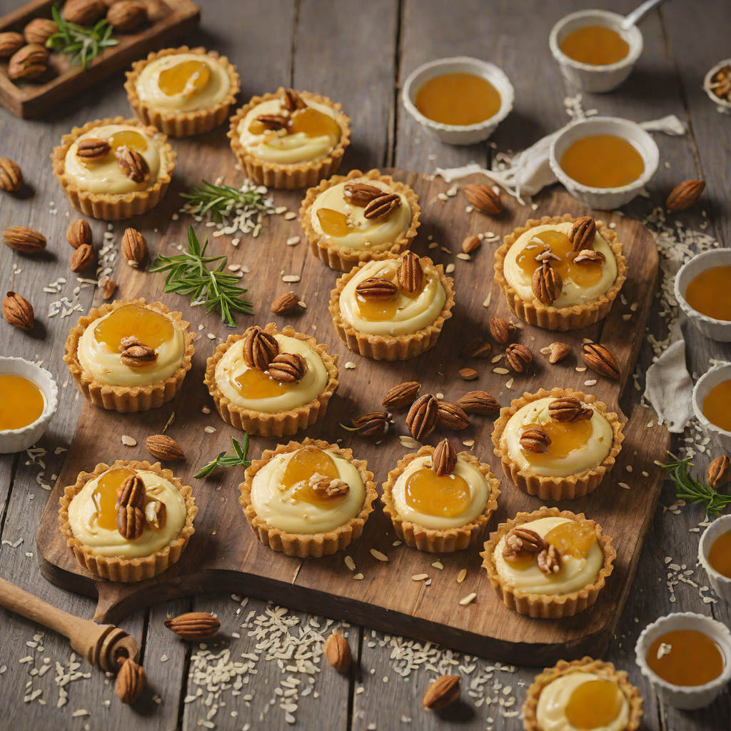 Amaretti Almond Flour Tarts with Honey Glaze