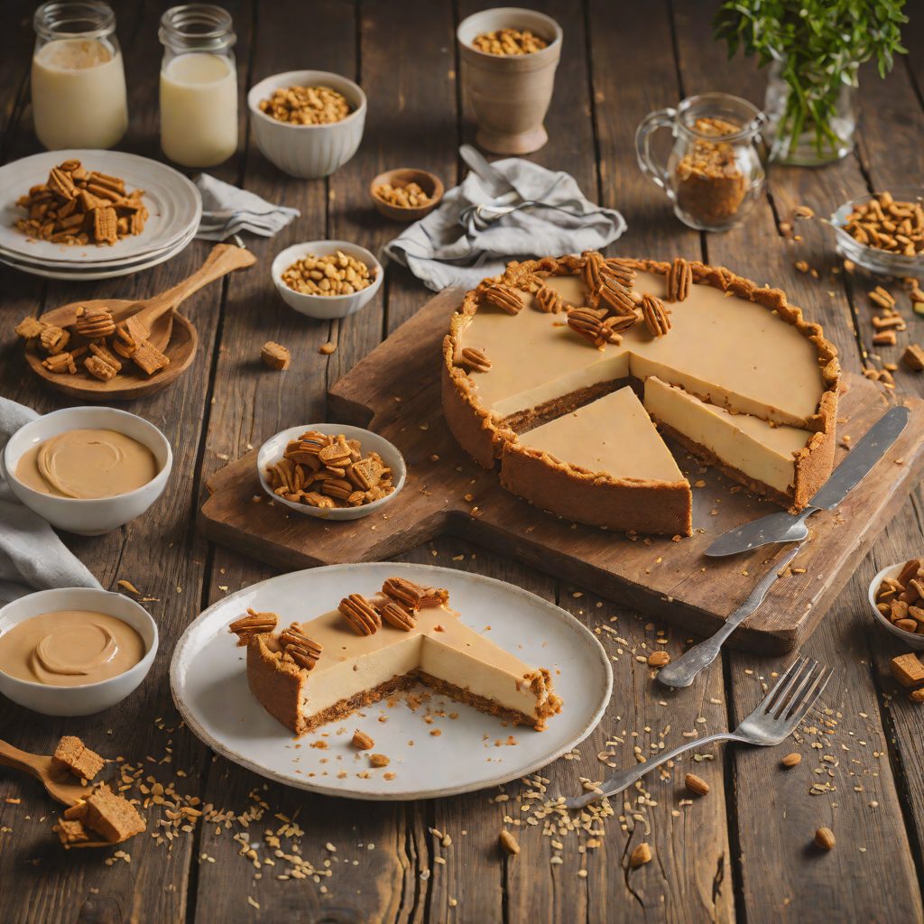No-Bake Biscoff Cheesecake with Speculoos Crust