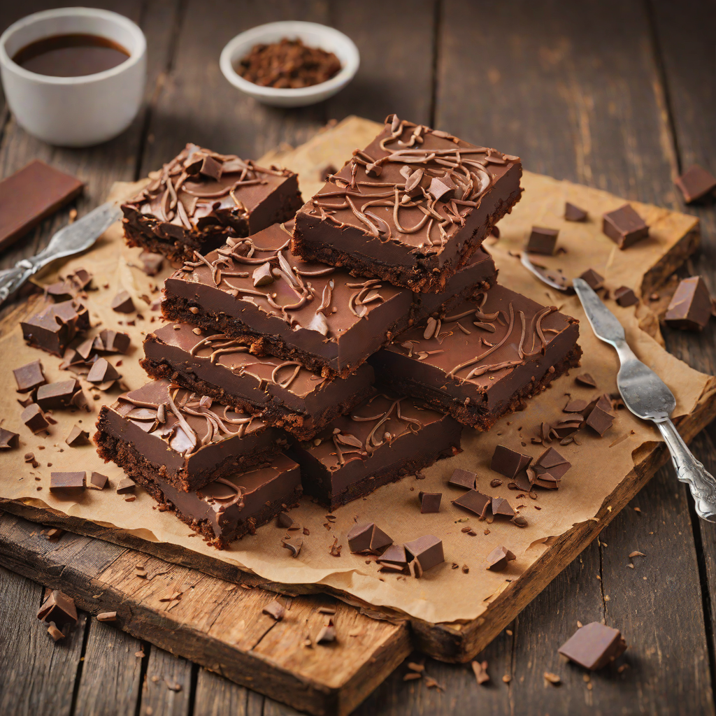 Chocolate Bar-Inspired Layered Fudge Brownie