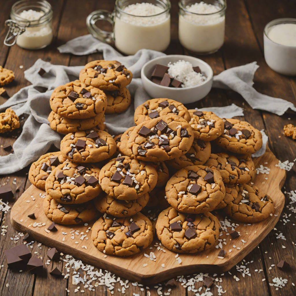 Warm Chocolate Chunk Cookies with Sea Salt Finish