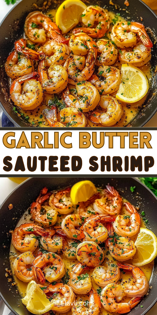 Sautéed Shrimp with Chili-Garlic Butter and Fresh Parsley