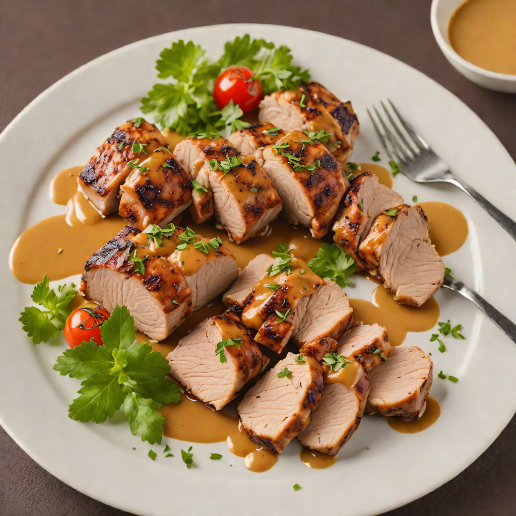 Grilled Cajun-Spiced Pork Tenderloin with Creole Mustard Sauce