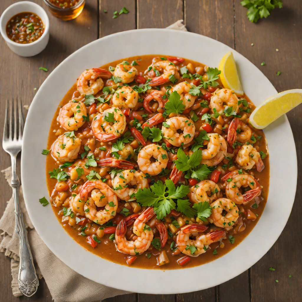 Spicy Shrimp Étouffée with Cajun Holy Trinity