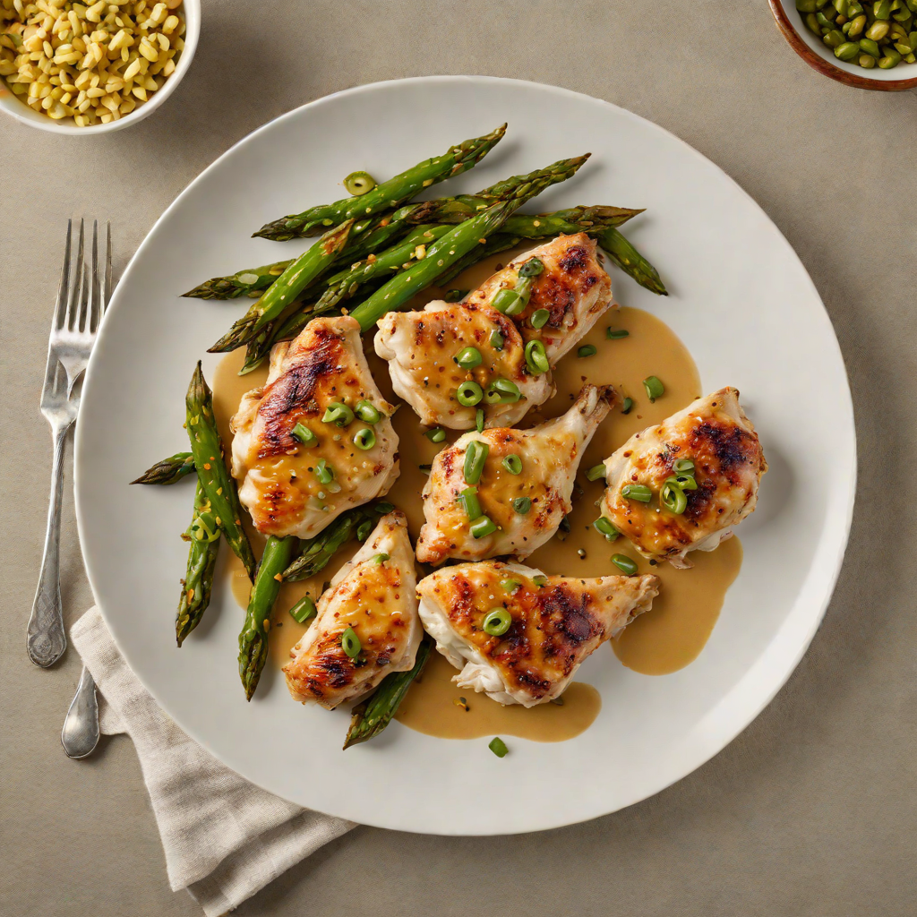 Pan-Seared Chicken with Cajun Butter and Sauteed Okra