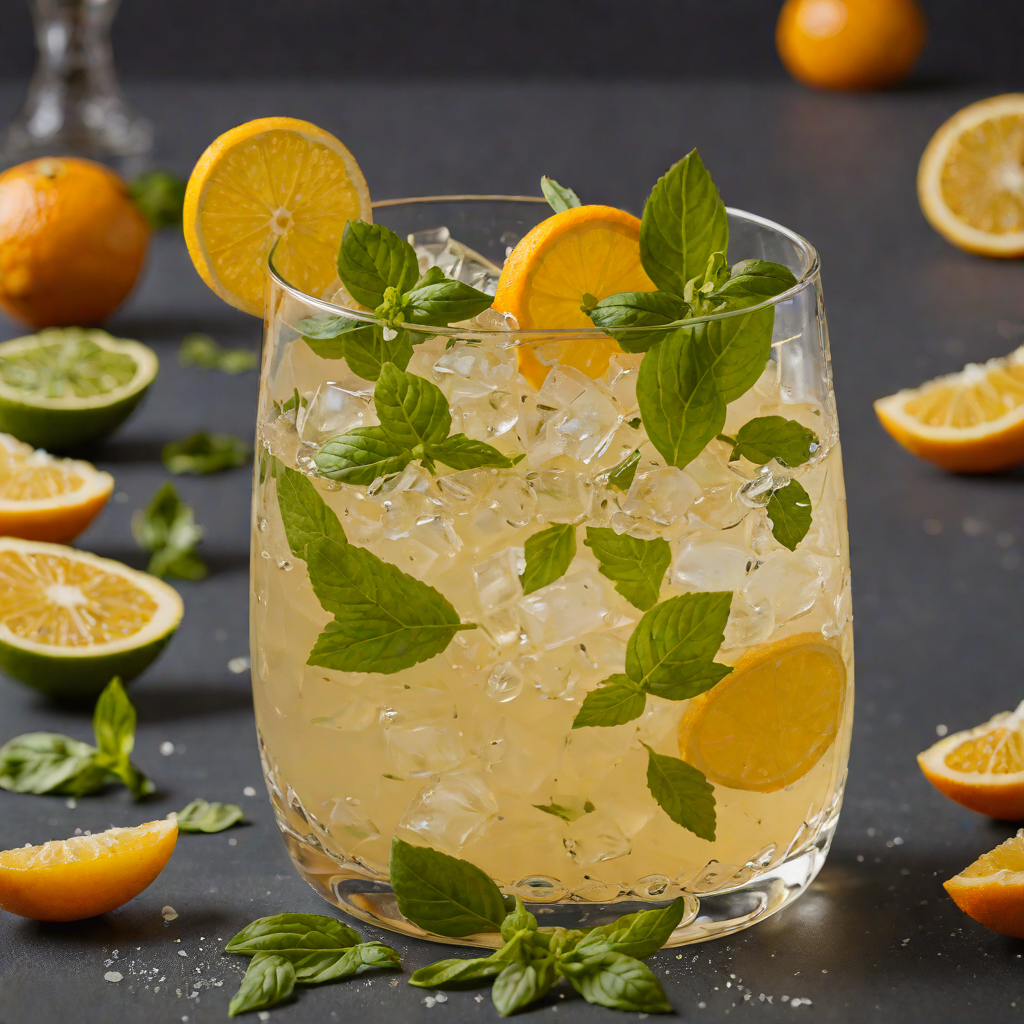 Citrus-Basil Mezcal Smash