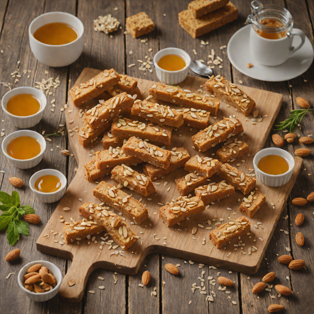 Honey-Glazed Amaretti Almond Biscotti