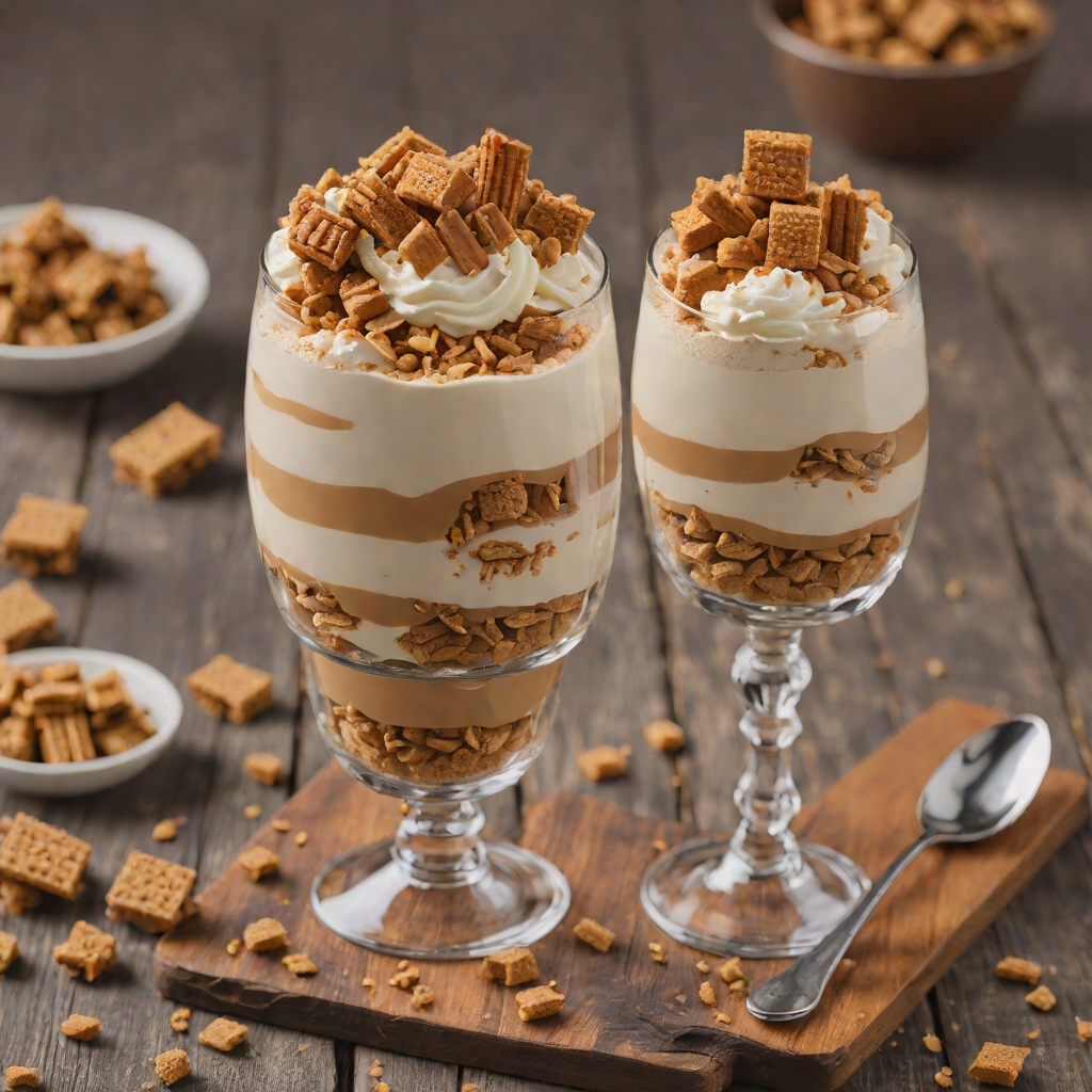 No-Bake Biscoff Cheesecake Parfait