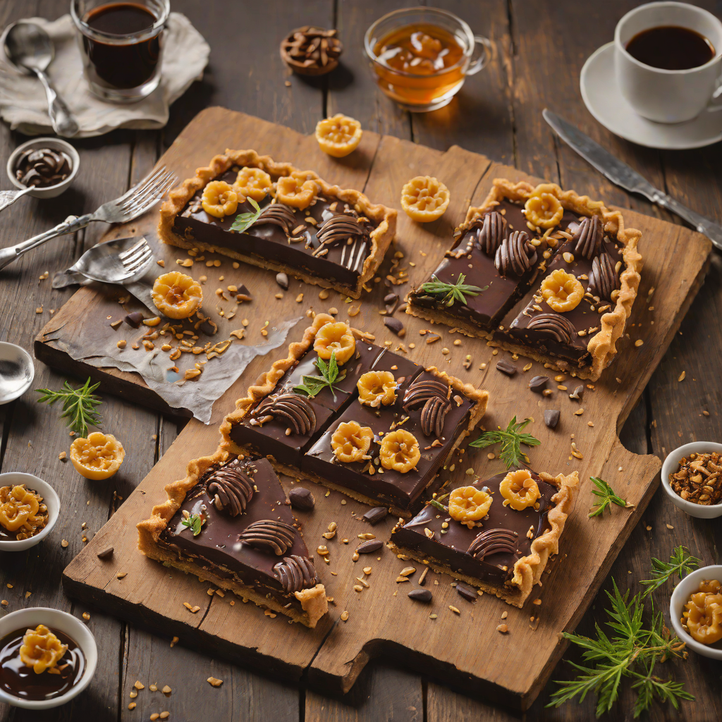 Chocolate Bar-Inspired Salted Honey Ganache Tart