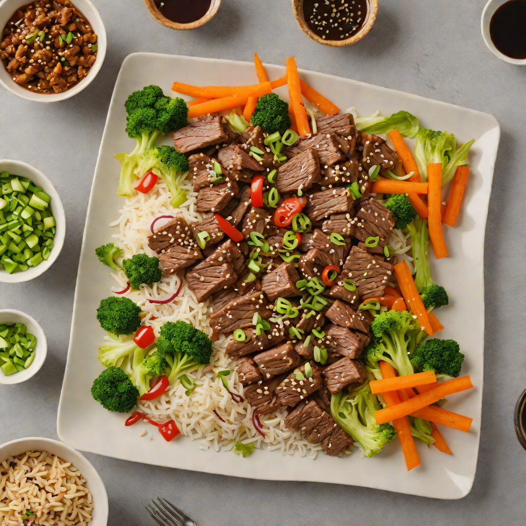Sheet Pan Korean-Style Beef Bulgogi with Vegetables