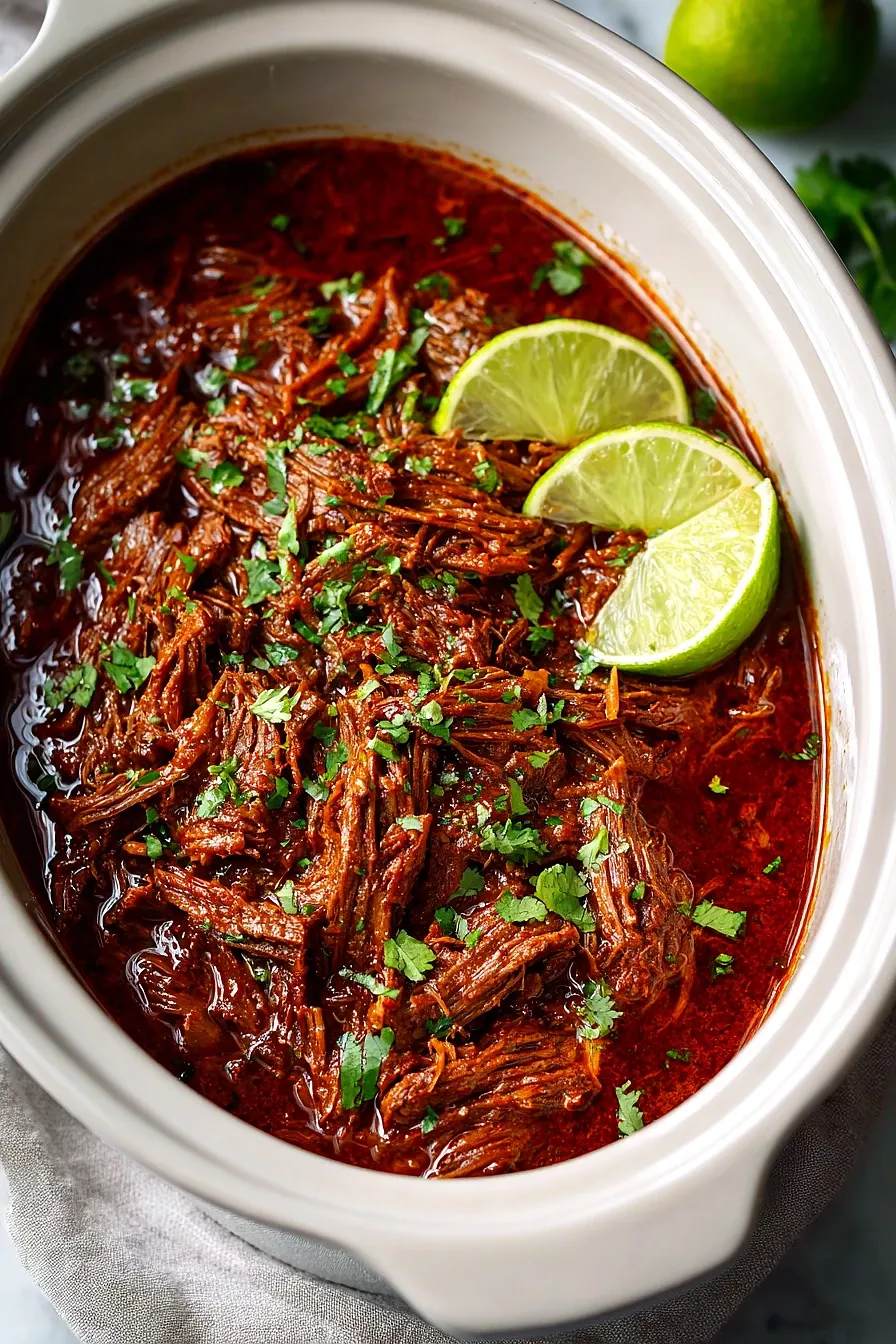 Slow-Cooked Beef Barbacoa with Ancho Chile