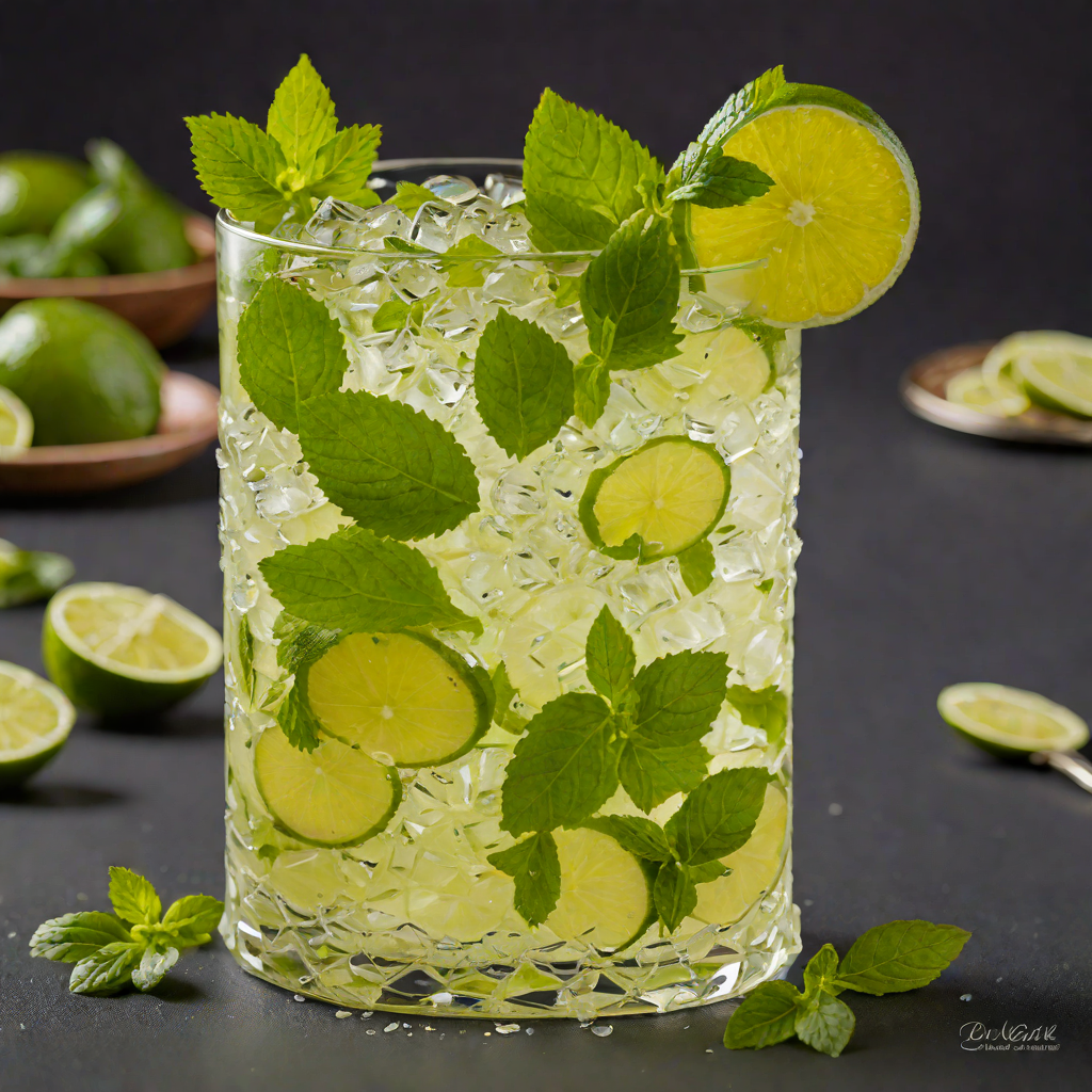 Lime Basil Mojito with a Twist