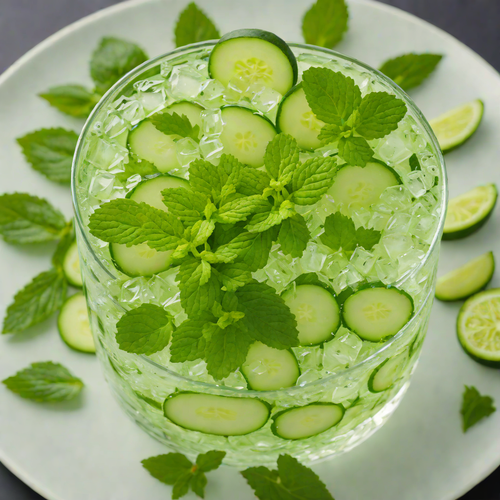 Market Fresh Mint and Cucumber Cooler