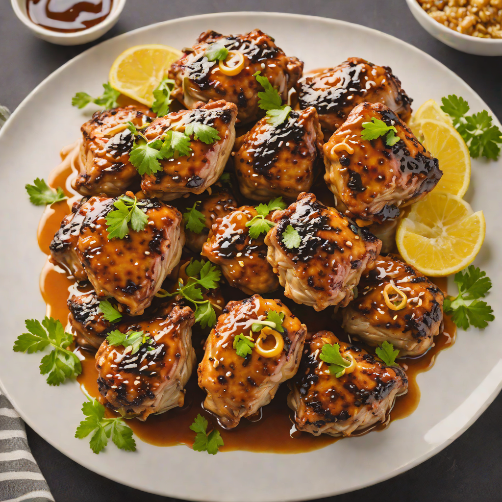 Honey-Glazed Caribbean Jerk Chicken Thighs