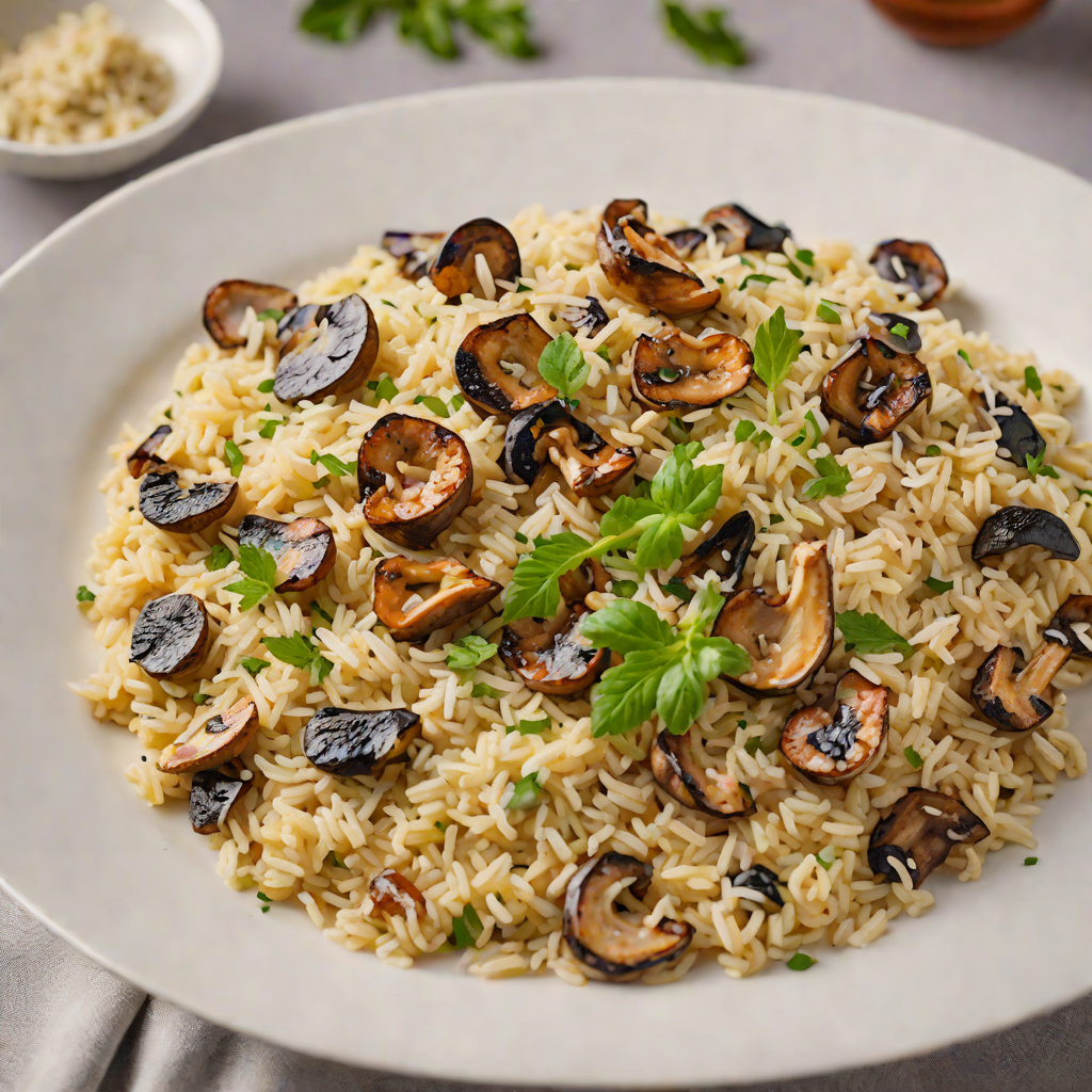 One-Pot Risotto with Mushrooms and Parmesan