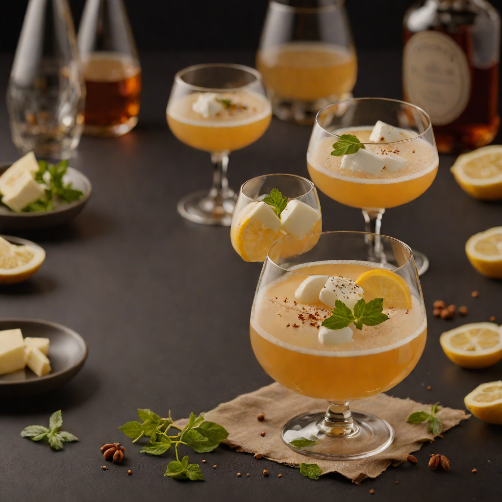 Mozzarella Spice-Infused Whiskey Sour