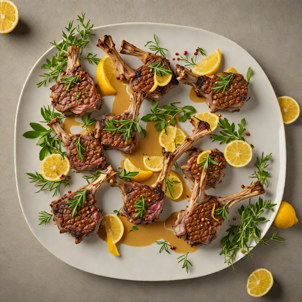 Saltbush and Lemon Aspen Roasted Lamb Chops