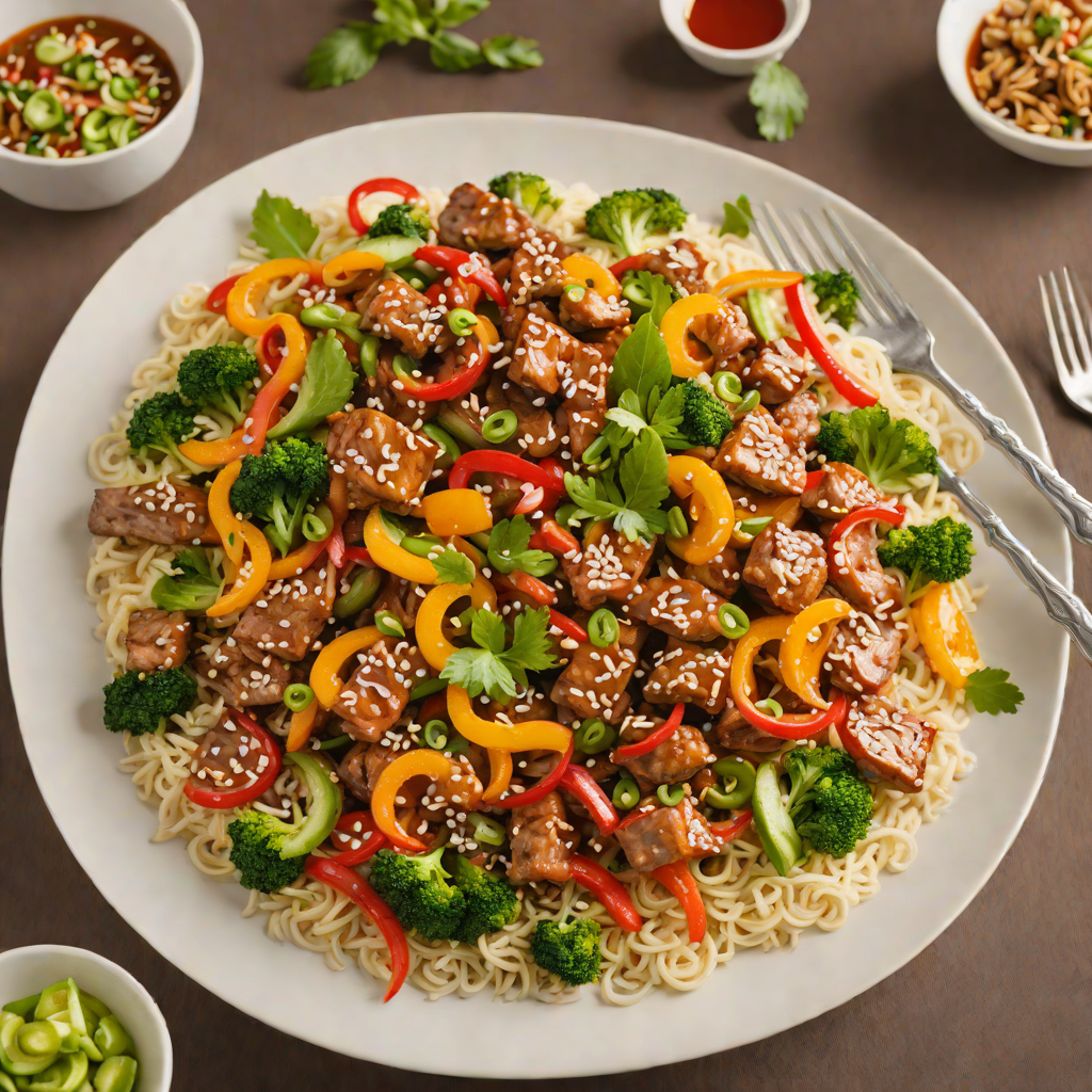 Sweet and Spicy Orange-Glazed Pork Stir Fry